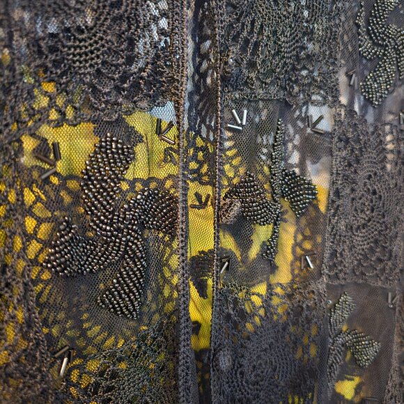 Pretty Cropped Beaded Bolero/Jacket/Cardigan - Picture 6 of 11